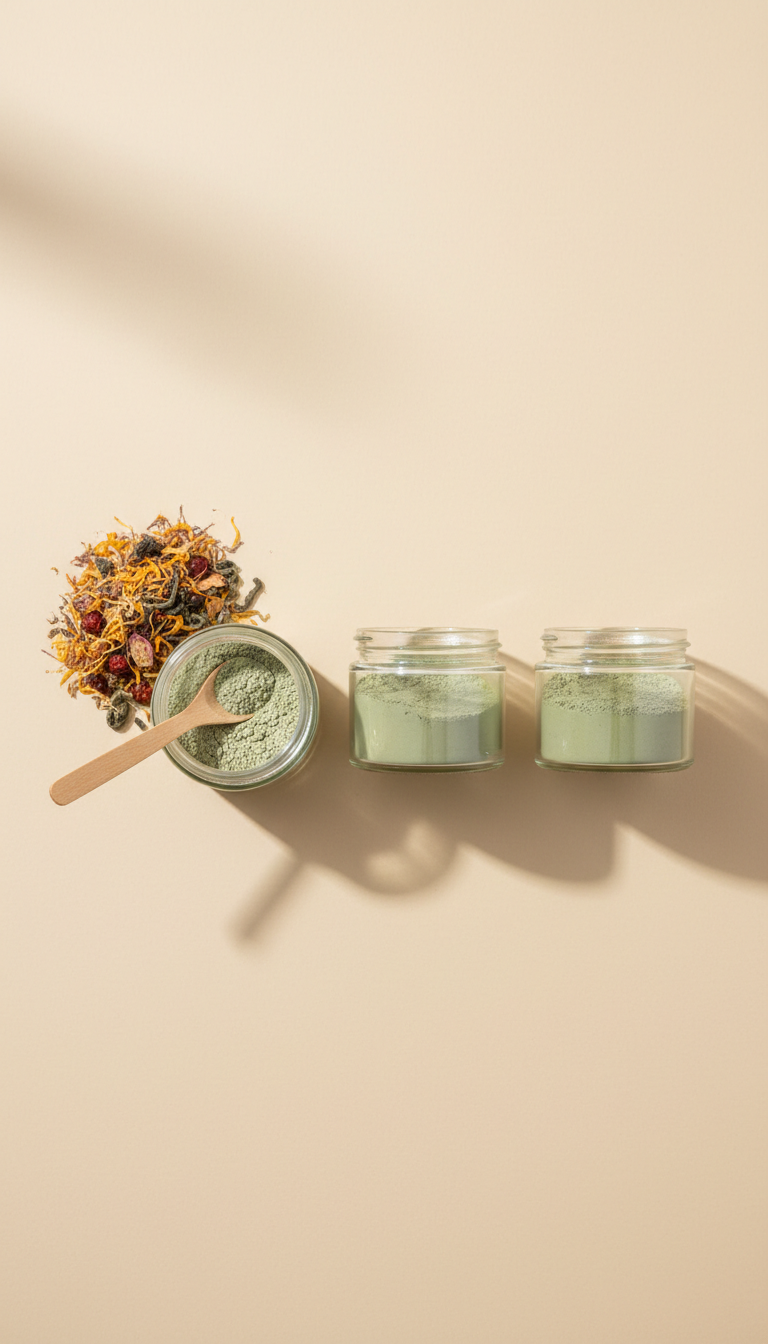 Herbal Face Mask Kit with Rose Petals